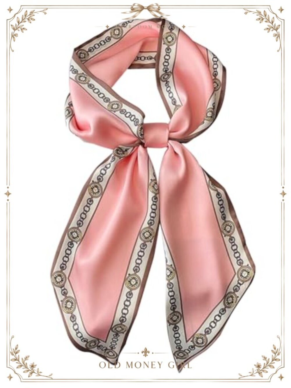 Mulberry Silk Like Head Scarf 59x5.9 Satin Long Scarves for Bag Hair Neck Gift
